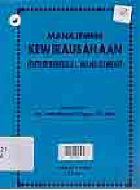 MANAJEMEN KEWIRAUSAHAAN