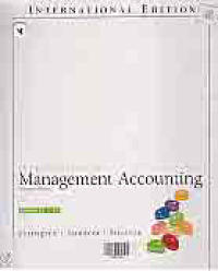 INTRODUCTION TO MANAGEMENT ACCOUNTING