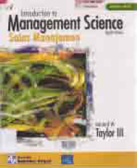 Image of INTRODUCTION TO MANAGEMENT SCIENCE: Sains Manajemen 1