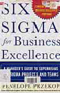 Image of SIX SIGMA FOR BUSINESS EXCELLENCE