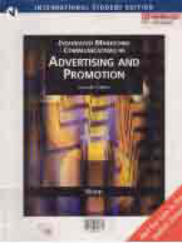 INTEGRATED MARKETING COMMUNICATIONS IN ADVERTISING AND PROMOTION