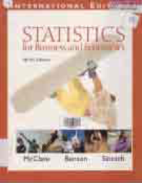 Image of STATISTICS FOR BUSINESS AND ECONOMICS + CD