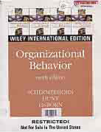 ORGANIZATIONAL BEHAVIOR