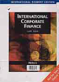 Image of INTERNATIONAL CORPORATE FINANCE