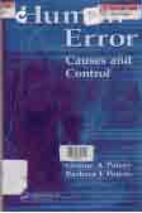 Image of HUMAN ERROR CAUSES AND CONTROL