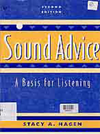 Image of SOUND ADVICE: A Basis for Listening