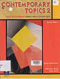 Image of CONTEMPORARY TOPICS 2 ; High Intermediate Listening and Note-Taking Skills
