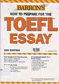 BARRON'S HOW TO PREPARE FOR THE TOEFL ESSAY