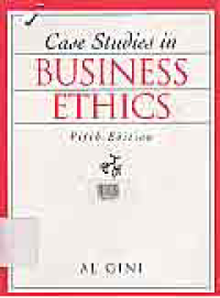 Image of CASE STUDIES IN BUSINESS ETHICS