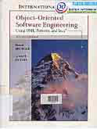 Image of OBJECT-ORIENTED SOFTWARE ENGINEERING; Using UML, Patterns, and Java