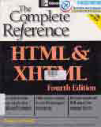 Image of THE COMPLETE REFERNCE HTML & XHTML
