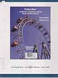 Image of CALCULUS: For Business, Economics, and the Social And Life Sciences