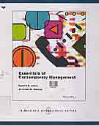 Image of ESSENTIAL OF CONTEMPORARY MANAGEMENT
