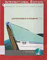 Image of QUANTITATIVE ANALYSIS FOR MANAGEMENT