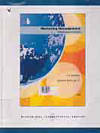 Image of MARKETING MANAGEMENT; Knowledge and Skills
