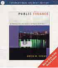 Image of PUBLIC FINANCE