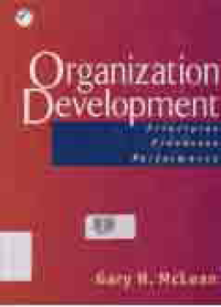 Image of ORGANIZATION DEVELOPMENT : Principles, Processes, Performance