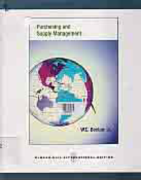 Image of PURCHASING AND SUPPLY MANAGEMENT
