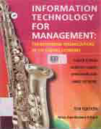 Image of INFORMATION TECHNOLOGY FOR MANAGEMENT : Transforming Organizations in the Digital Economy