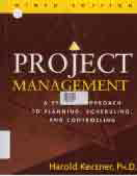 Image of PROJECT MANAGEMENT; A Systems Approach to Planning Scheduling and Controlling