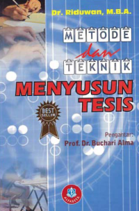 Image of METODE DAN TEKNIK MENYUSUN TESIS