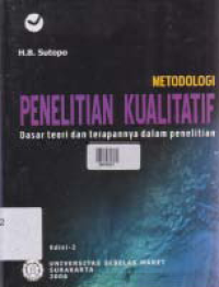 Image of MOTODOLOGI PENELITIAN KUALITATIF Dasar Teori dan Terapan Dalam Penelitian