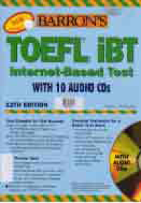 Image of BARONS TOEFL iBT INTERNET-BASED TEST