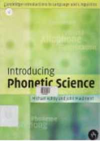 Image of INTRODUCING PHONETIC SCIENCE
