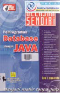 Image of BELAJAR SENDIRI PEMROGRAMAN DATABASE DENGAN JAVA