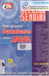 BELAJAR SENDIRI PEMROGRAMAN DATABASE DENGAN JAVA