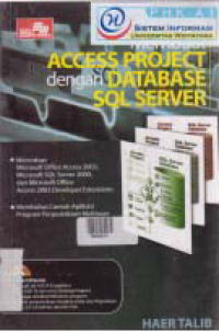 Image of MEMBUAT ACCESS PROJECT DENGAN DATABASE SQL SERVER