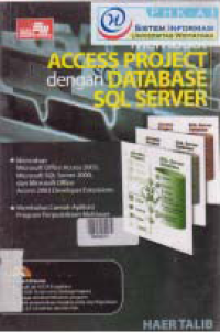 MEMBUAT ACCESS PROJECT DENGAN DATABASE SQL SERVER