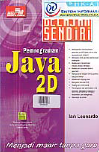 Image of BELAJAR SENDIRI PEMROGRAMANAN JAVA 2D
