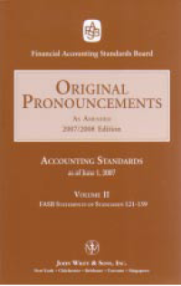 Image of ORIGINAL PRONOUNCEMENTS AS AMENDED 2007/2008 EDITION