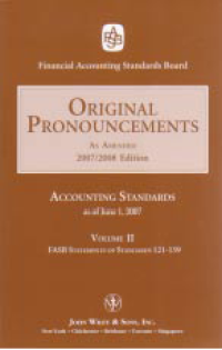 ORIGINAL PRONOUNCEMENTS AS AMENDED 2007/2008 EDITION