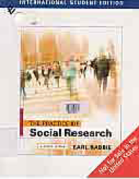 THE PRACTICE OF SOCIAL RESEARCH