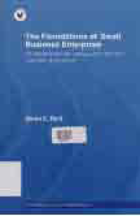 Image of THE FOUNDATIONS OF SMALL BUSINESS ENTERPRISE: An Entrepreneurial Analysis of Small Firm Inception and Growth