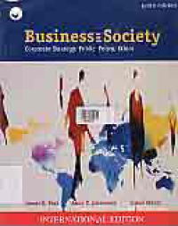 Image of BUSINESS AND SOCIETY; CORPORATE STRATEGY, PUBLIC POLICY, ETHICS