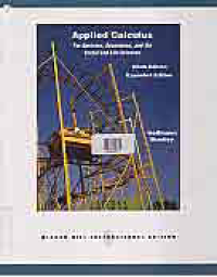 Image of APPLIED CALCULUS For Business, Economic, and the Social and Life Sciences