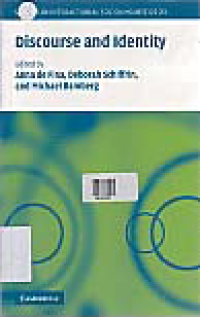 Image of DISCOURSE AND IDENTITY