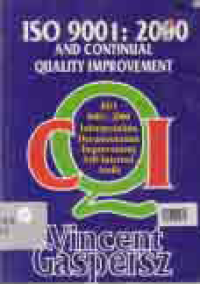 Image of ISO 9001: 2000 AND CONTINUAL QUALITY IMPROVEMENT