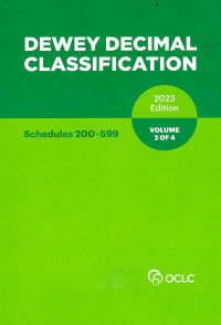 Image of DEWEY DECIMAL CLASSIFICATION : Schedules 200-599
