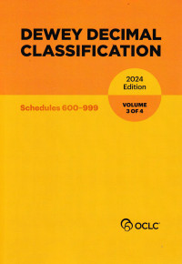 Image of DEWEY DECIMAL CLASSIFICATION : Schedules 600 - 999