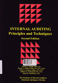 Image of INTERNAL AUDITING PRINCIPLES AND TECHNIQUES