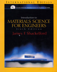 INTRODUCTION TO MATERIAL SCENCE FOR ENGINEERS SIXTH EDITION