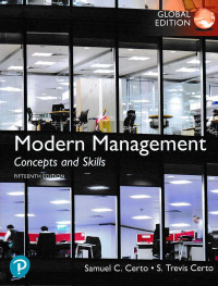 MODERN MANAGEMENT : Concepts and Skills