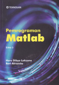Image of PEMOGRAMAN MATLAB EDISI 3