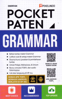 Image of POCKET PATEN GRAMMAR