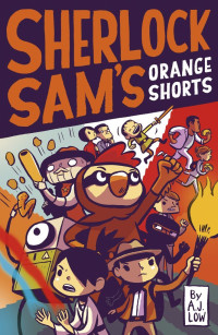 SHERLCK SAM'S ORANGE SHORTS