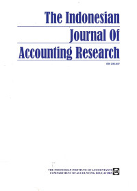 Image of THE INDONESIAN JOURNAL OF ACCOUNTING RESEARCH
